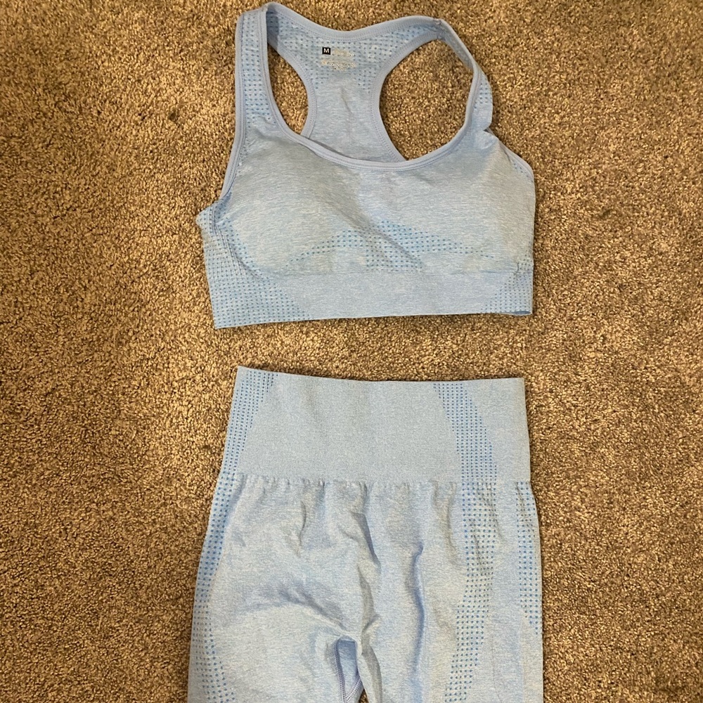 Athletic wear! Long pants with matching sports bra